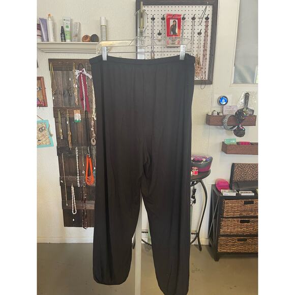 Place Women's Tie Front Modal PJ Set By Place 2Xl and Large Available - Picture 6 of 8